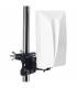 Kit TNT HD - Décodeur terrestre TNT DVB-T2 H.265 - USB / HDMI / Péritel + Antenne intérieure extérieure HDTV HD-940T