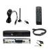 Kit TNT HD - Décodeur terrestre TNT DVB-T2 H.265 - USB / HDMI / Péritel + Mini antenne HDTV HD-975T