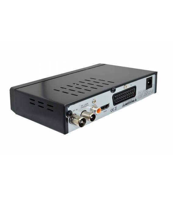Kit TNT HD - Décodeur terrestre TNT DVB-T2 H.265 - USB / HDMI / Péritel + Mini antenne HDTV HD-975T