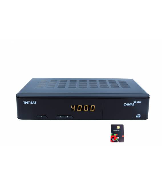 Récepteur satellite HD + Carte TNTSAT (Astra 19,2°) 220V/12V