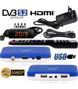 Récepteur Mini Sat hd-line HD-90 — Récepteur Satellite S / S2 ✓Full HD ✓1080 P ✓HDMI ✓2 x USB 2.0 ✓HDTV [Récepteur satellite num