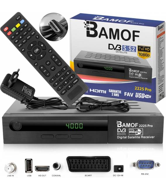 Bamof 2225 Pro démodulateur satellite hd