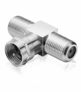 1X T Verbinder Adapter T F-Stecker weiblich