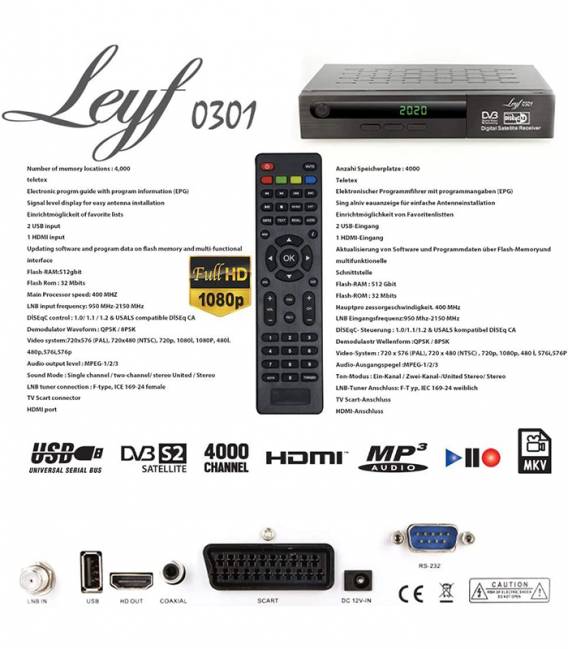 Leyf 0301 DVB-S2