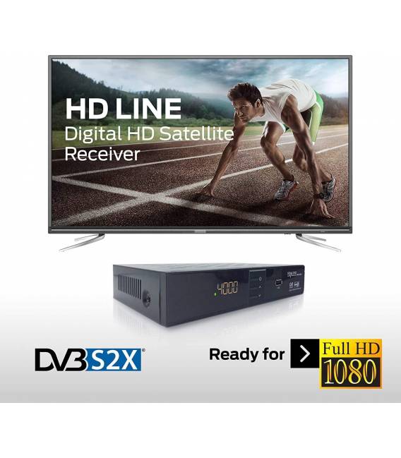 HD-Line | HD-310 Digitaler Satelliten Receiver —✓HD ✓FTA ✓USB ✓DVB-S2 ✓HDMI ✓DVB-S SCAR T