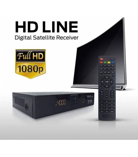 HD-Line | HD-310 Digitaler Satelliten Receiver —✓HD ✓FTA ✓USB ✓DVB-S2 ✓HDMI ✓DVB-S SCAR T