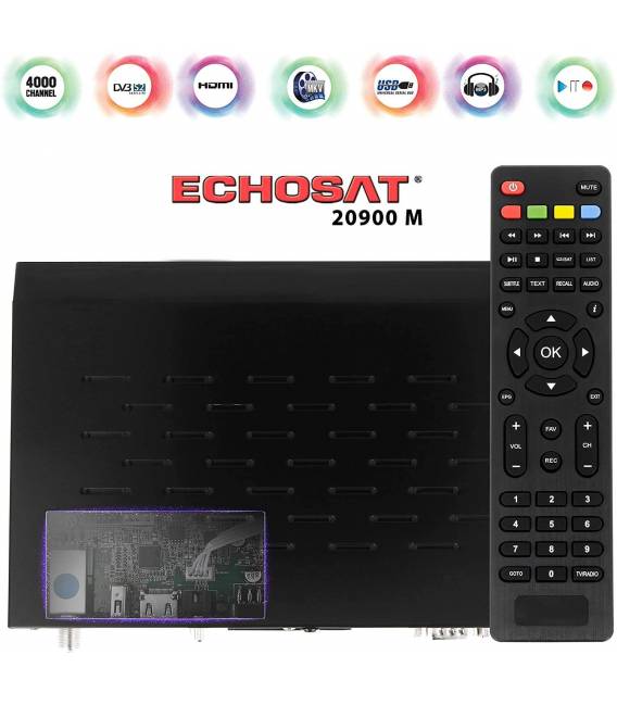 Echosat 20900 M PRO TWIN remote control Digitaler Satelliten Receiver