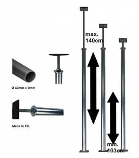 Fixation de montage sur mât et fenêtre pour antenne