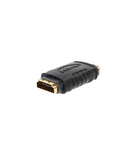 COUPLEUR HDMI Femme / Femme plaqué or