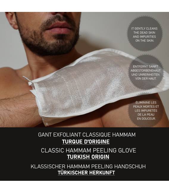 Leyf peignoir de bain homme et garçons taille L 100% coton certifié OEKO-TEX® - peignoir moelleux peignoir en microfibre, capuch