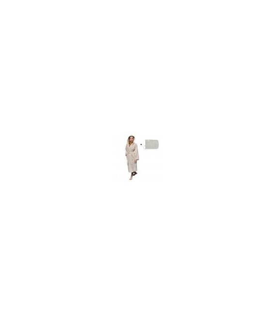 Leyf peignoir de bain M Taille femme et fille 100% coton certifié OEKO-TEX® - peignoir moelleux peignoir en microfibre, capuc