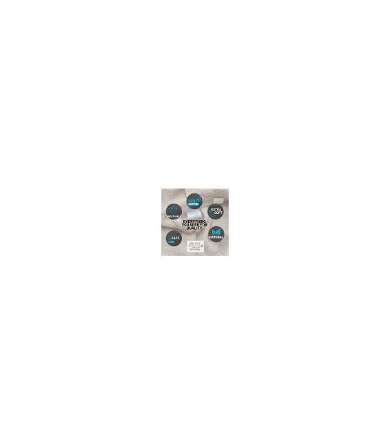 Leyf peignoir de bain M Taille femme et fille 100% coton certifié OEKO-TEX® - peignoir moelleux peignoir en microfibre, capuc