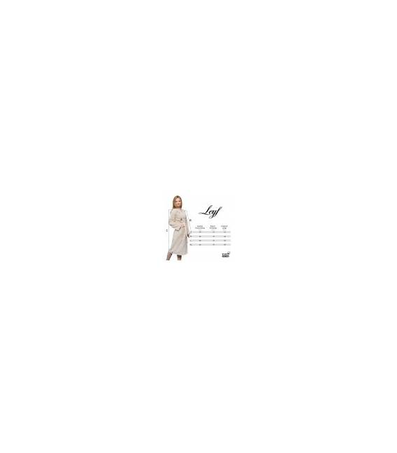 Leyf peignoir de bain M Taille femme et fille 100% coton certifié OEKO-TEX® - peignoir moelleux peignoir en microfibre, capuc