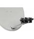 Hdline-Fixation Support 3 Lnbs - Relier Jusqu A 3 Tetes 7°13°19°