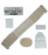 lot 5 pièces kit d'entretien de salle de bain 100% naturel