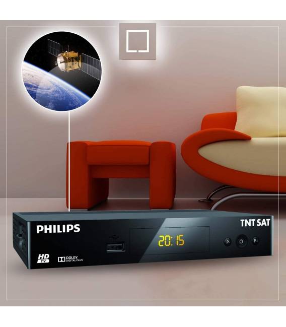 Philips DSR3231T twin telecommande Démodulateur satellite HD TNTSAT