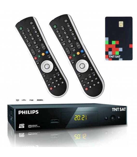 Philips DSR3231T twin telecommande Démodulateur satellite HD TNTSAT