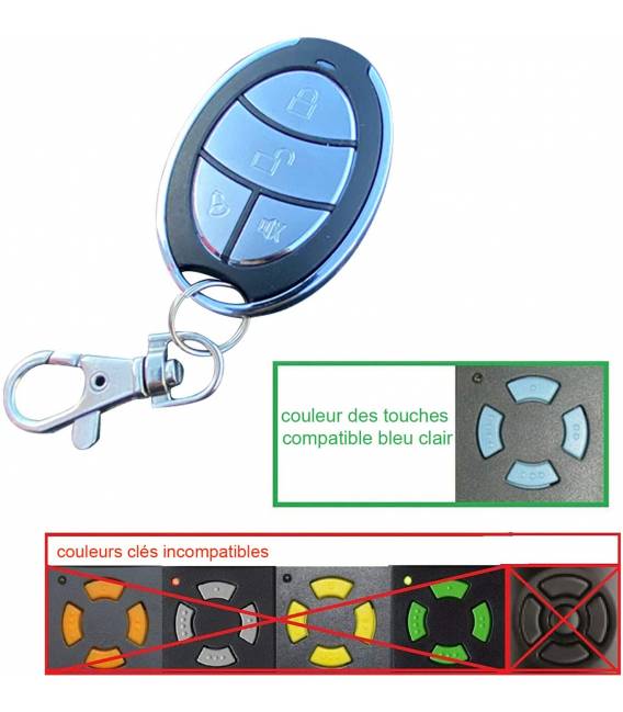 HD-LINE Hörmann hsm4/2 - Marantec Type302 Garagentoröffner Fernbedienung Remote Control Handsender