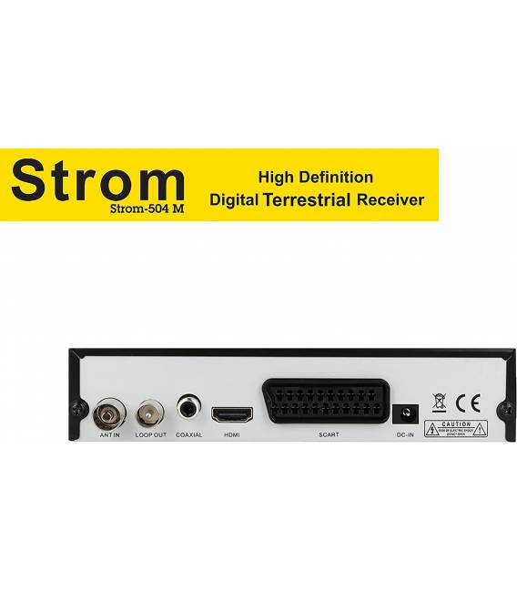 STROM 504 DVB-T2 Démodulateur terrestre TNT HD bfsat.fr