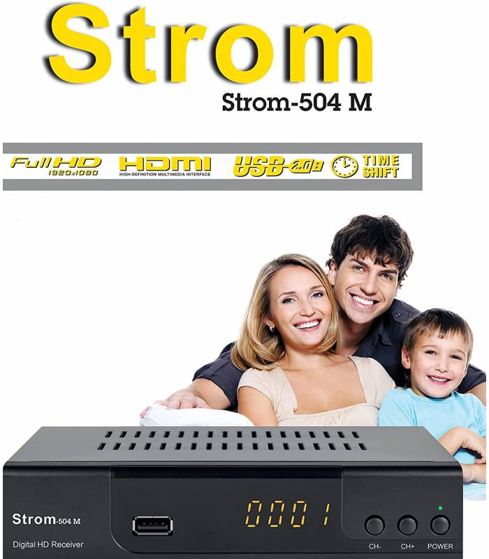 Strom 504 Decodificador Digital Terrestre – TDT / DVB T2 / Full HD / HDMI /  Receptor TV / USB / H.265 HEVC / TDT Television / DVB-T2 / 4K : :  Electrónica