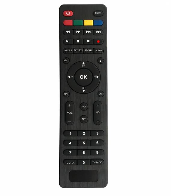 Télécommande 9/1 pour décodeur satellite Redline Géant Istar HD-Line Tiger Samsat...