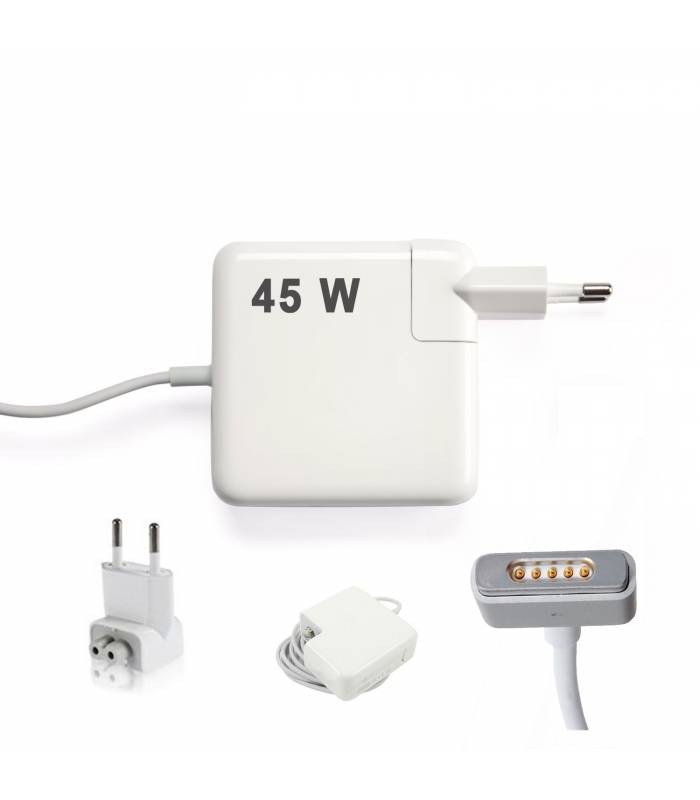 45W 14.85V 3.05A Chargeur pour Apple Fiche T Magsafe 2 MacBook 13 15  Alimentation compatible pour nombreux modèles