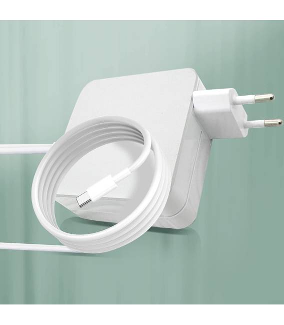TYPE C Chargeur 61W Adaptateur pour Mac Book iPad Pro, iPhone, Samsung, Huawei