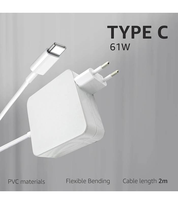 Chargeur / Alimentation PC Apple Adaptateur secteur USB-C 61W - DARTY