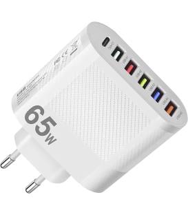 chargeur usb A5 port typ c 1 blanche 