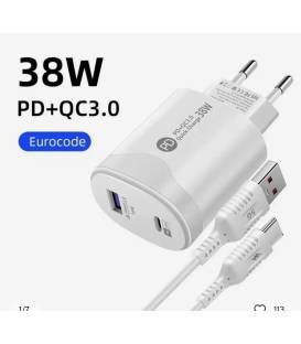 38W chargeur avec cable