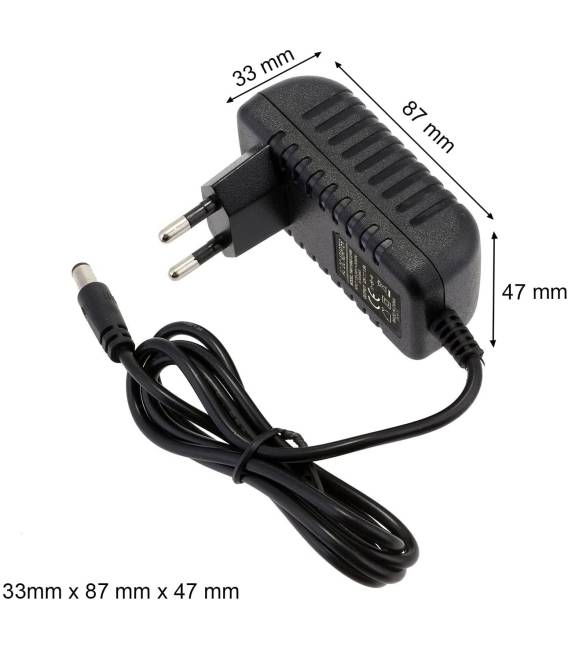 12V 1.5A ALIMENTATION 5.5X2.5MM