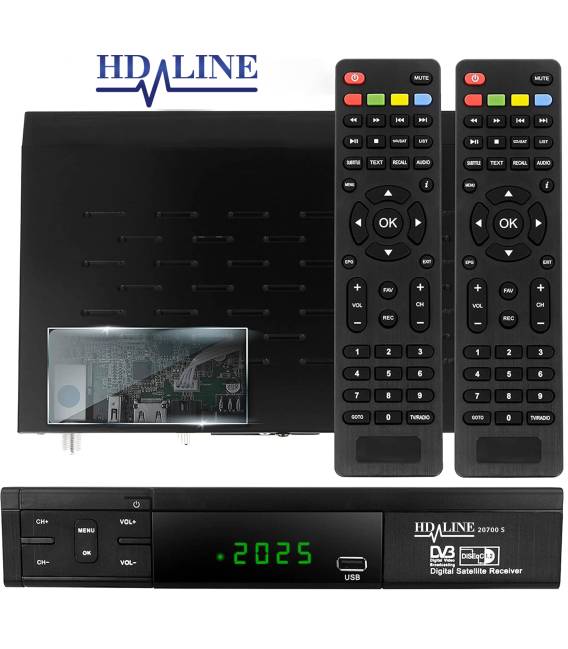 HD LINE 20700 HD Démodulateur satellite FTA HD