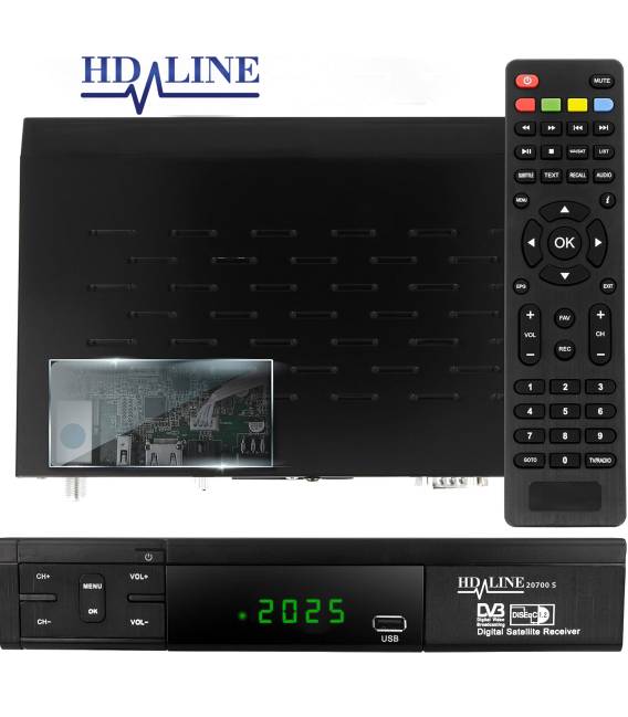 HD LINE 20700 HD Démodulateur satellite FTA HD