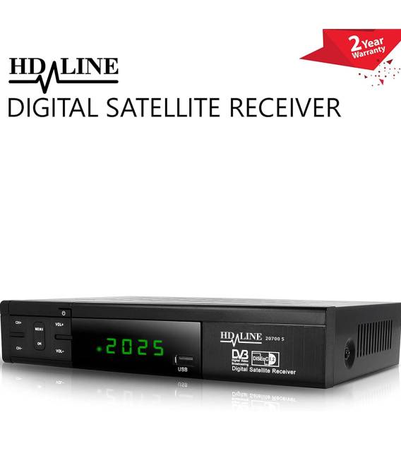 HD LINE 20700 HD Démodulateur satellite FTA HD
