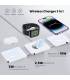 BLANCHE chargeur wireless 3 en 1 sans Fil