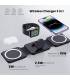 NOIR Chargeur wireles 3 en 1 sans Fil