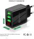 3 USB A NOIR chargeur 5V