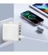 chargeur usb A5 port typ c 1 blanche 