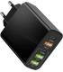 CHARGEUR NOIR 65W USB A 3 TYP-C 2
