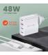 ADAPTEUR 48W 1X TYPC 3X USB