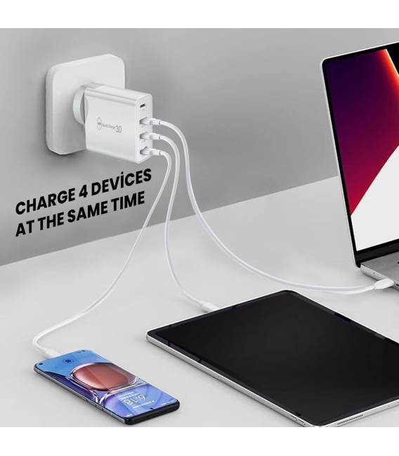 ADAPTEUR 48W 1X TYPC 3X USB