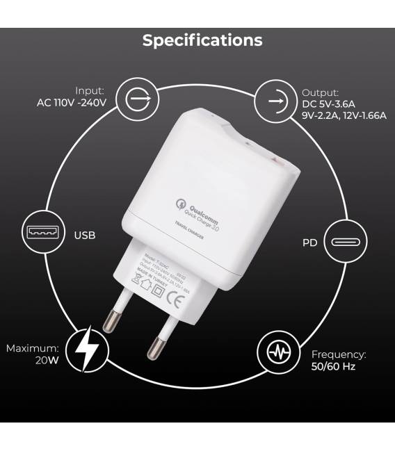 Mirtech T-32AC phone charge adaptor