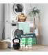 Kit de Lwt2 Superposition Universel Cadre avec Tablette Coulissante pour Lave-Linge Sèche-Linge Standard 60 cm Machine à Laver A
