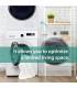 Kit de LWS1 Superposition Universel Cadre avec Tablette Coulissante pour Lave-Linge Sèche-Linge Standard 60 cm Machine à Laver A