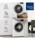 Kit de Lwt1 Superposition Universel Cadre avec Tablette Coulissante pour Lave-Linge Sèche-Linge Standard 60 cm Machine à Laver A
