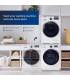 Kit de Lwt1 Superposition Universel Cadre avec Tablette Coulissante pour Lave-Linge Sèche-Linge Standard 60 cm Machine à Laver A