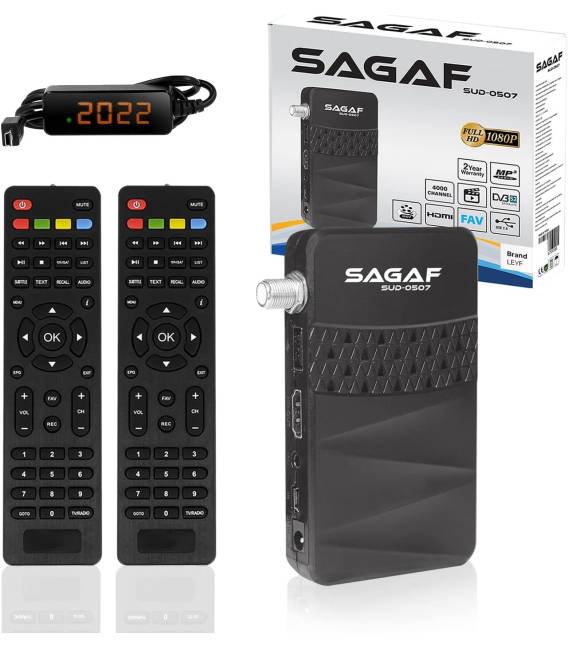 Sagaf twin-tel SUD-0507 Décodeur mini satellite