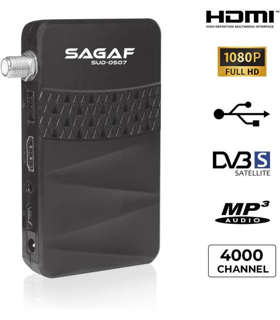 Sagaf twin-tel SUD-0507 Décodeur mini satellite