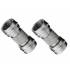 lot 2 raccord CONNECTEUR F femelle vers F femelle