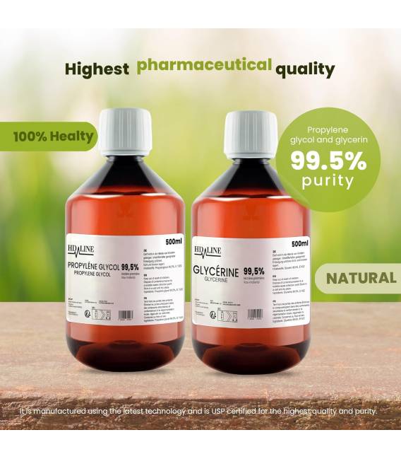 HD LINE 500ml GLYCERIN + 500ml PROPYLENGLYCOL